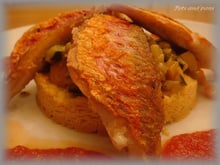 Tartelettes de rougets à la provençale