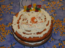 Gâteau à la crème chantilly