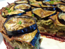 Cake surprise d'aubergine