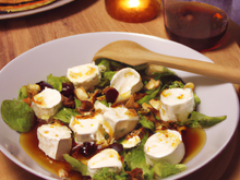 Salade de chèvre au miel