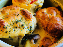Cocotte de paupiettes normandes