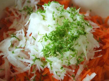 Salade de daikon et carottes à la thaïlandaise