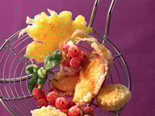Tempura de fruits frais