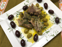 Agneau au fenouil et aux olives