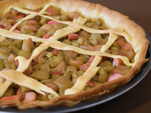 Tarte à la rhubarbe facile et rapide