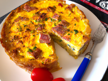 Quiche lorraine en soufflé