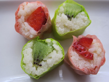 Makis d'été aux fruits frais