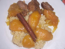 Tajine d'agneau poire/cannelle