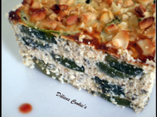 Petite terrine de courgettes aux 3 fromages maison