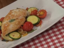 Escalope de poulet à la méditerranéenne