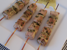 Brochette de thon au fenouil