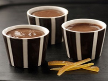 Mousse dégustation noir orange