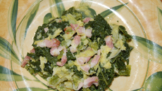 Embeurrée de chou vert