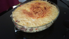 Parmentier de bœuf aux poivrons