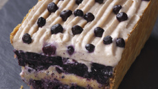 Tarte myrtilles sauvages du Canada et amandes façon cake