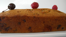 Cake aux fruits rouges