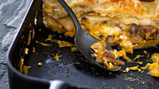 Lasagnes d'hiver aux cèpes et potimarron