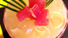 Cocktail au Pulco pamplemousse rose