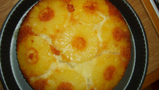 Gâteau renversé à l'ananas caramélisé