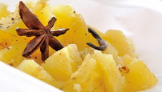 Papillote d'ananas aux épices