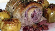 Rôti de porc aux cerises