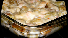 Gnocchis de courgettes, saumon et parmesan