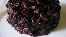 Risotto noir de camargue