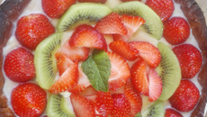 Tarte aux fraises et à la chantilly