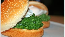 Hamburger épinard œuf