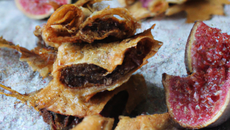 Figues rôtis en feuille de brick