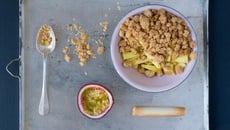 Crumble ananas-passion