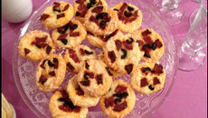 Biscuit apéritif olive-chorizo