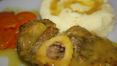 Jarret de veau à l'orange