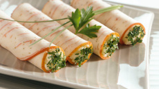 Roulés de Tranches de la Mer Coraya