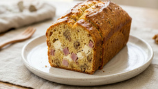 Cake au boursin et jambon