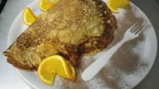 Crêpe soufflée au citron