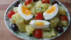 Salade de pomme de terre froide