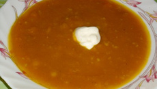 Veloute de potirron à la châtaigne