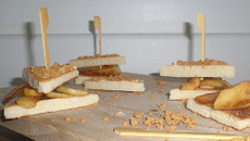 Club sandwich de pommes au Carré Frais