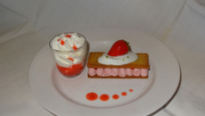 Sablé fraise et citron vert