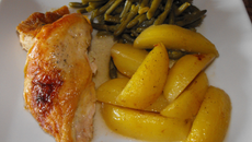 Pintade à la vanille