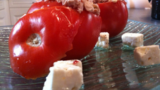 Tomate au thon et à la féta