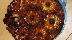 Gâteau à l'ananas et poudre d'amandes