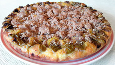 Tarte briochée aux prunes Reine-Claude