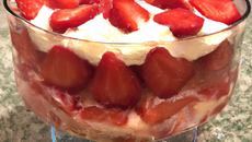 Trifle à la fraise version '"Light"