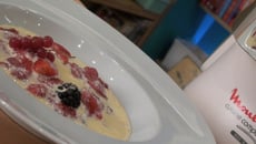 Soupe de fruits rouges au sabayon de champagne au Companion