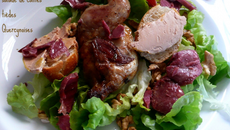 Salade de cailles tièdes quercynoises