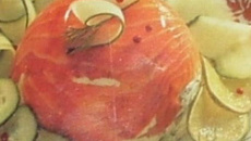 Dôme de concombre au saumon