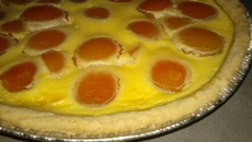 Tarte aux abricots à la vanille fraîche