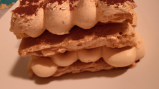 Dacquoise tiramisu